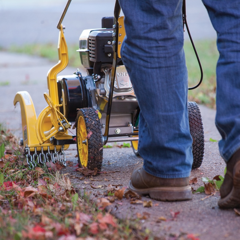 using a gas edger